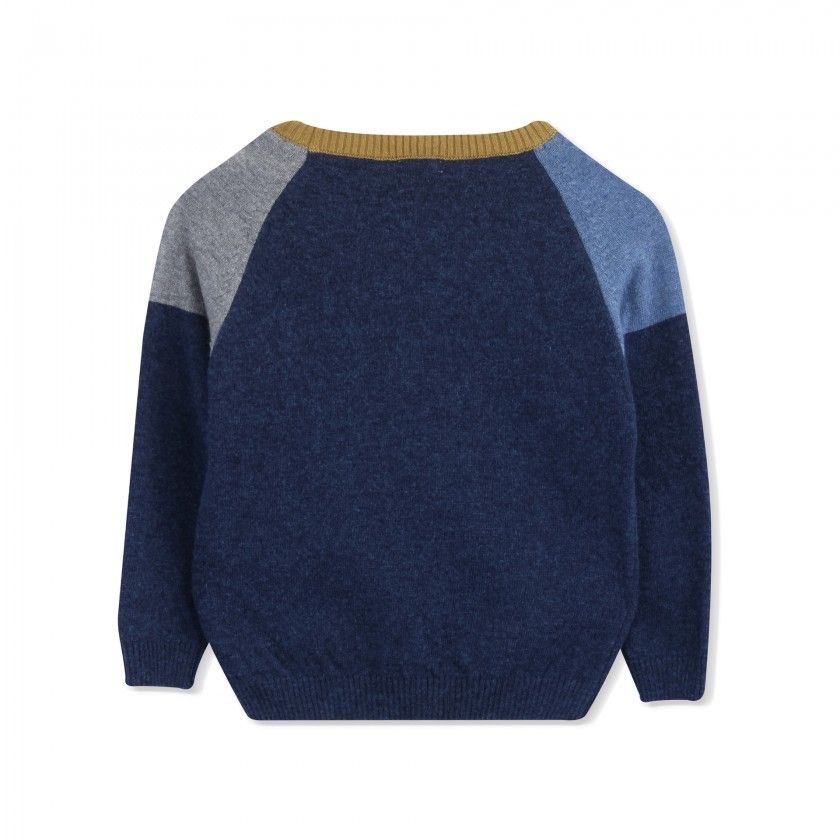 Sweater boy Color block