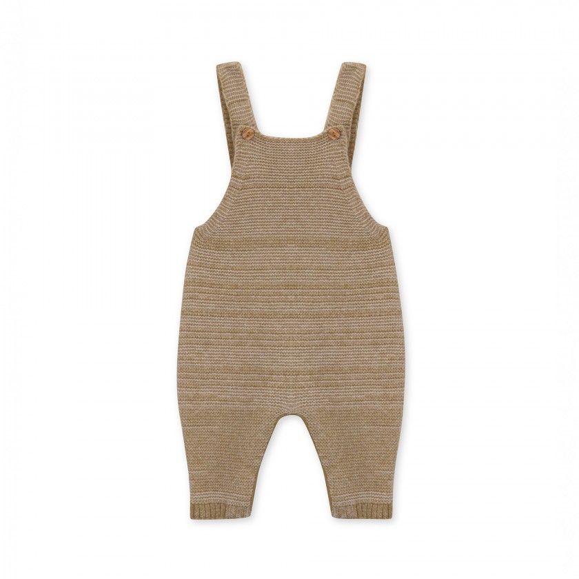 Newborn knitted jumpsuit Olive