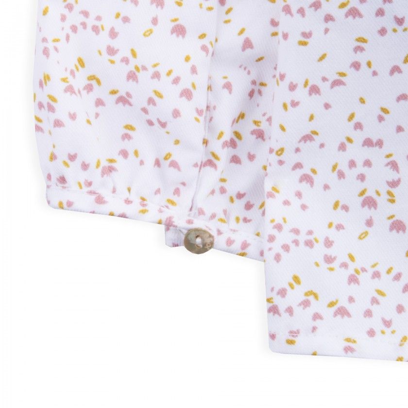 Blouse organic cotton Soft Flowers