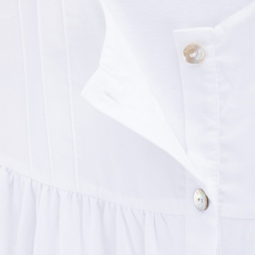 Camisa amamentao algodo orgnico Lizzie
