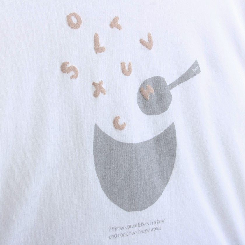 T-shirt manga comprida menino algodo #7 Cook New Words