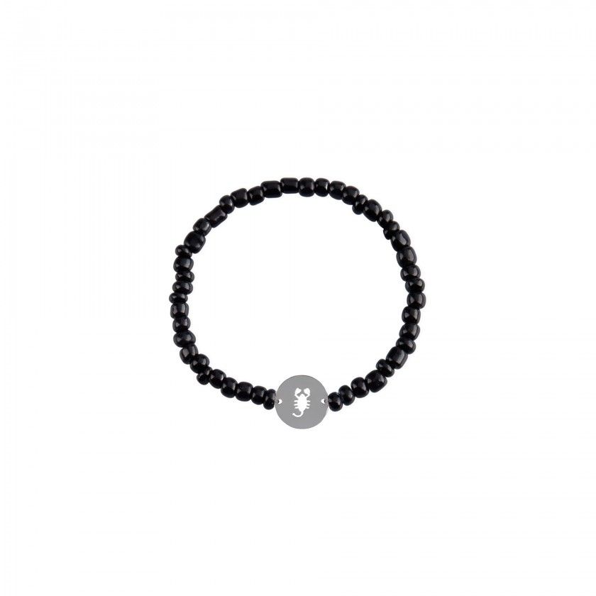 Pulseira missangas signo escorpio