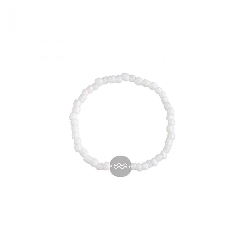 Beads bracelet sign aquarius