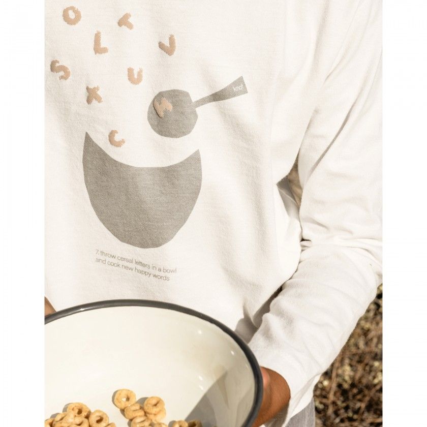 T-shirt long sleeve boy organic cotton #7 Cook New Words