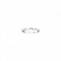 Silver hearts ring