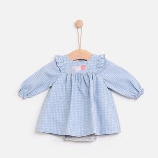 Hygge flannel baby dress