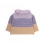 Sweater tricot newborn Aubergine