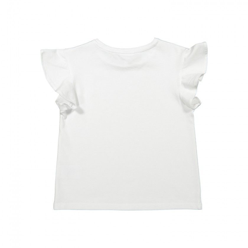 T-shirt de menina Handmade, em algodo