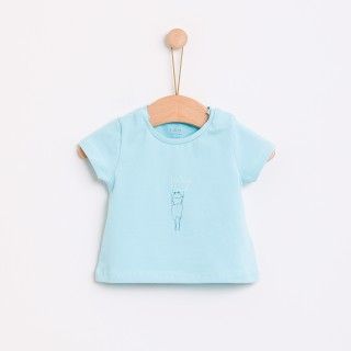 T-shirt manga curta bebé algodão Sapo