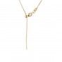 Twisted mesh silver necklace
