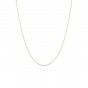 Twisted mesh silver necklace