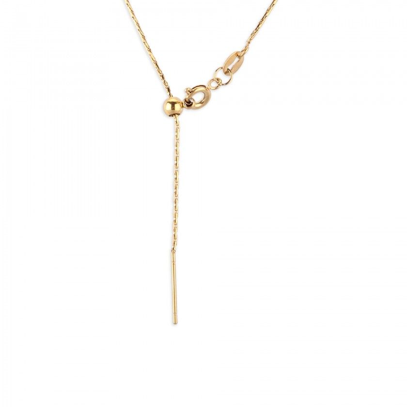 Twisted mesh silver necklace