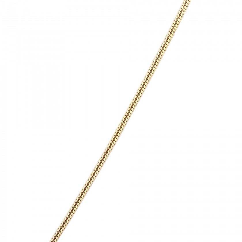 Colar prata malha torcida