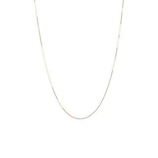 Twisted mesh silver necklace