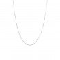 Twisted mesh silver necklace