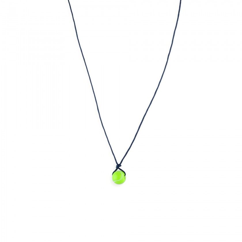 Tennis ball necklace