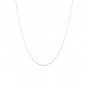 Twisted mesh silver necklace