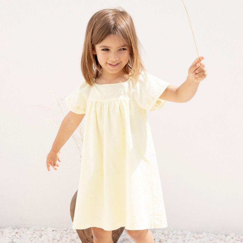 Vestido linho Elephants