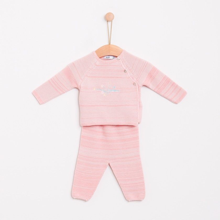 Conjunto tricot Passarinho