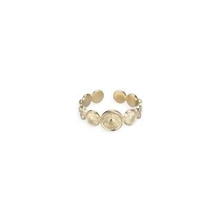 Turkish eye steel ring