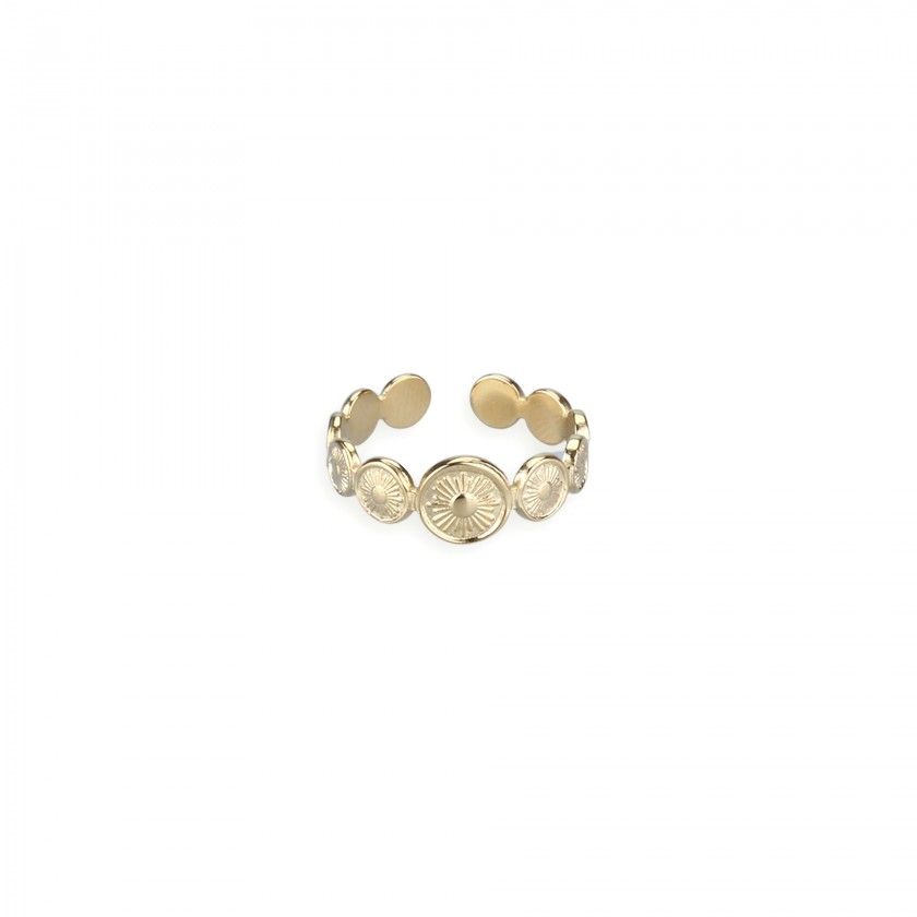Turkish eye steel ring