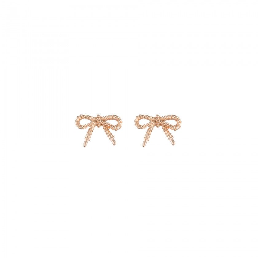 Gold brass brass earrings