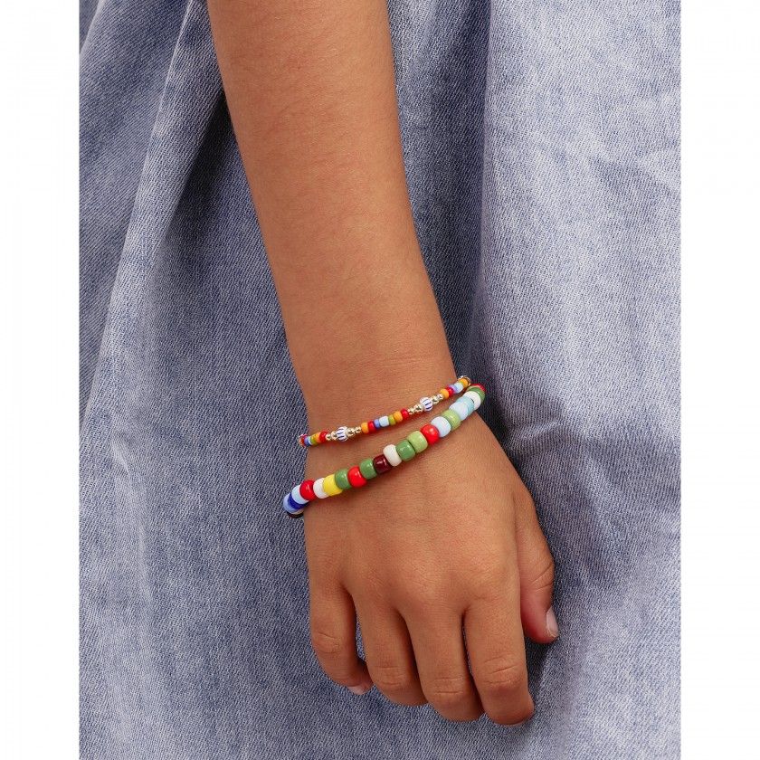 Colorful beads and beads bracelet