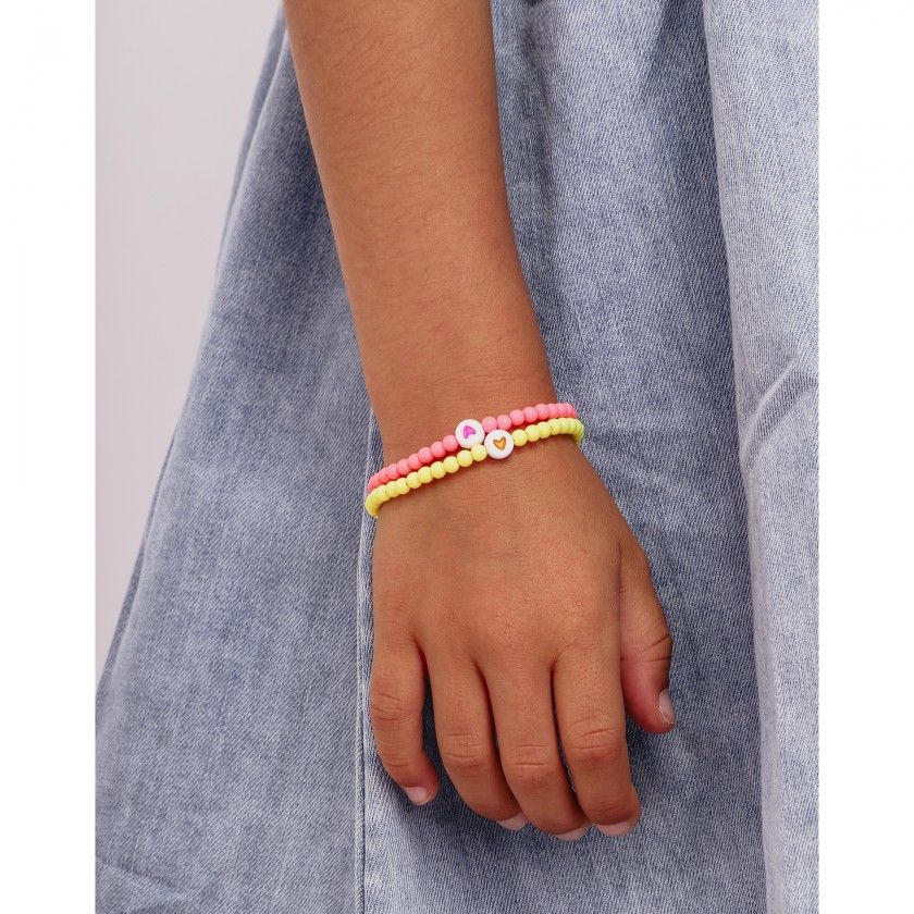 Pulseira missangas Little Heart