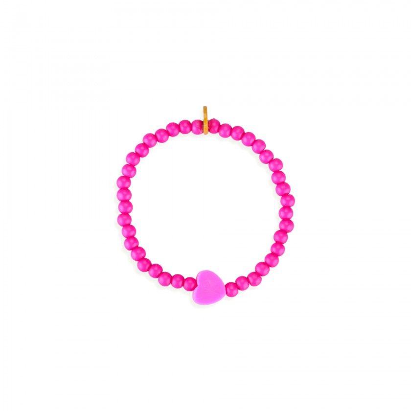 Heart beads bracelet