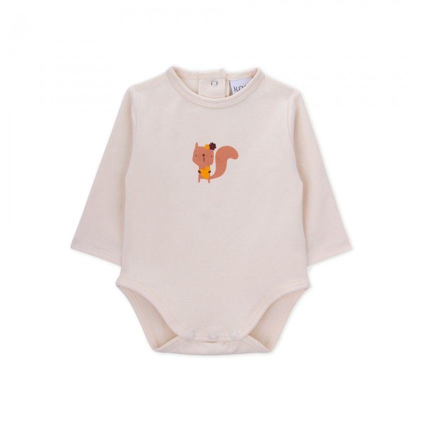 Squirrel body for baby in organic cotton