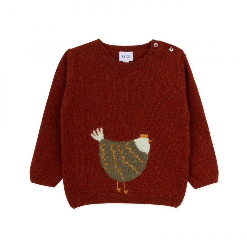 Chicken knitted sweater