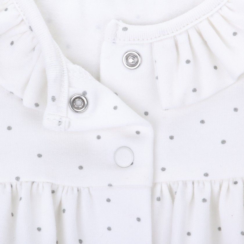 Mary Dress for newborn girl in organic cotton