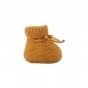 Miller knitted booties for newborn