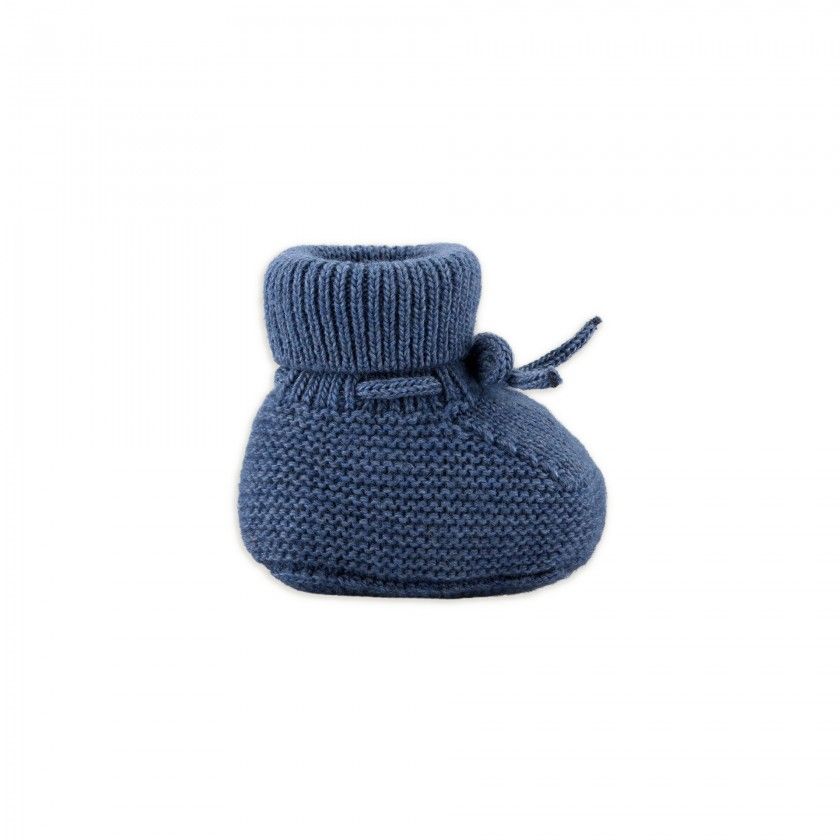 Miller knitted booties for newborn