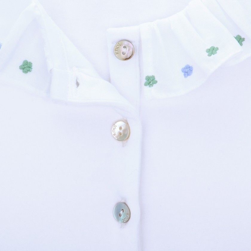 Small Flowers polo shirt
