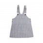 Girl twill pinafore dress 4-12 years