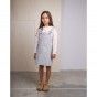 Girl twill pinafore dress 4-12 years