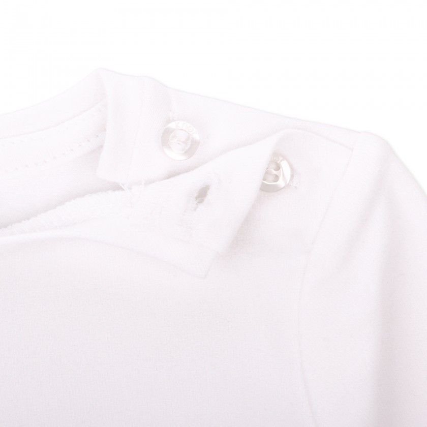 Piu Piu long sleeve t-shirt for newborn in organic cotton