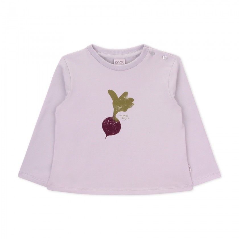 Radish long sleeve t-shirt for baby boy in organic cotton