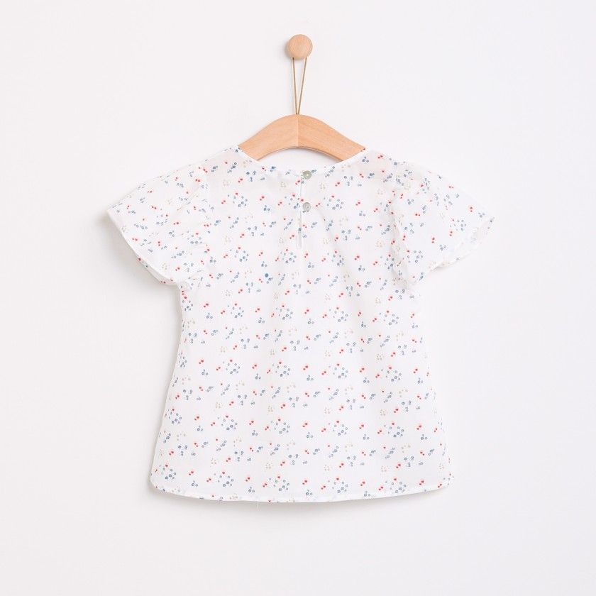Blusa saudade com flores