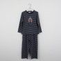 Pijama de menino Riscas, em algodo