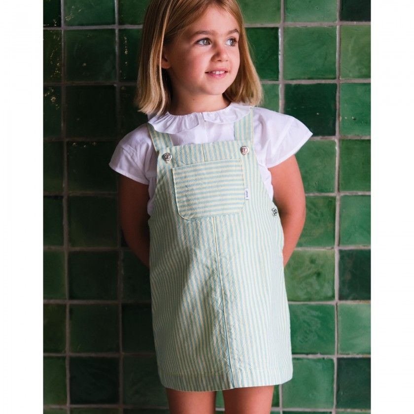 Pinafore dress cotton Megan