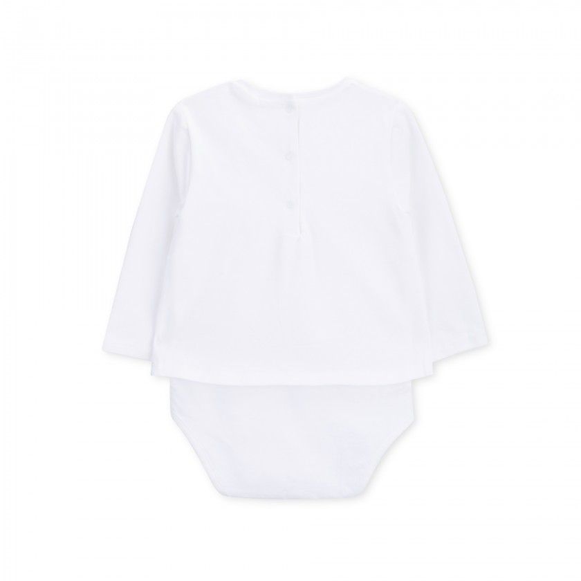 Body t-shirt manga comprida beb Birdsieur