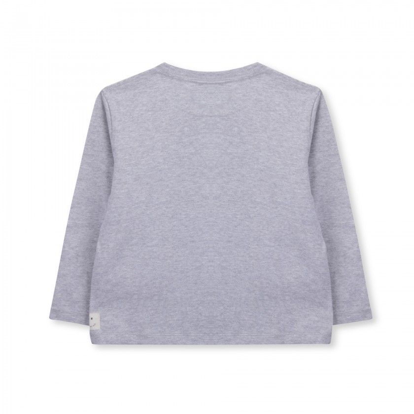 T-shirt long sleeve boy organic cotton Happy place