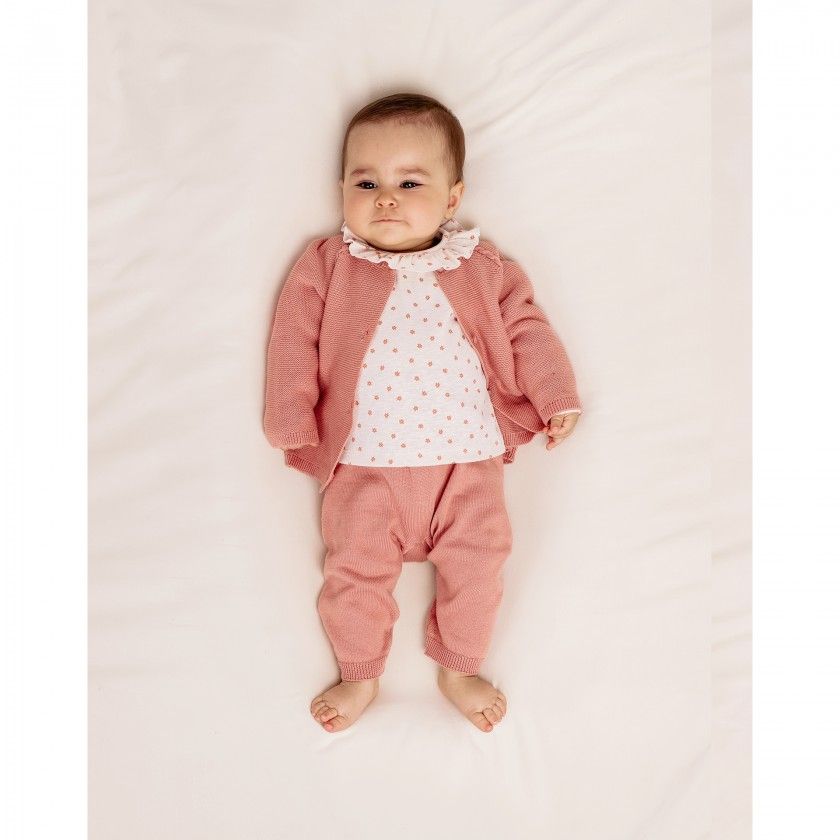 Newborn unisex cotton cardigan 0-12 months