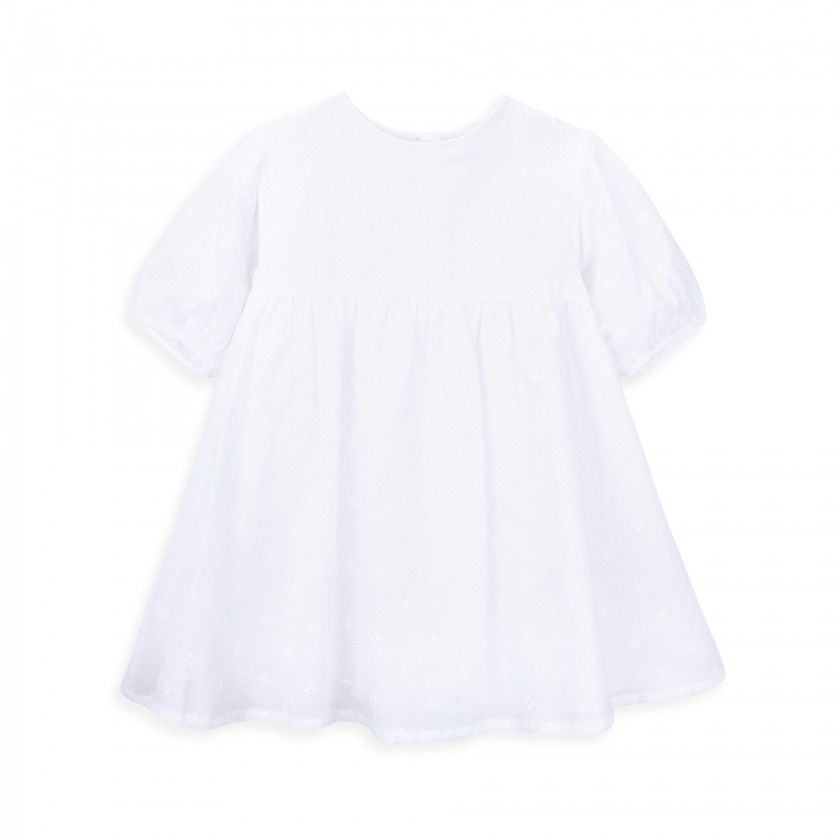 Isabelle dress for girl in cotton