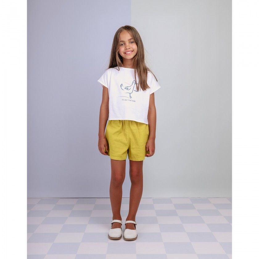 Enjoy t-shirt for girl in cotton