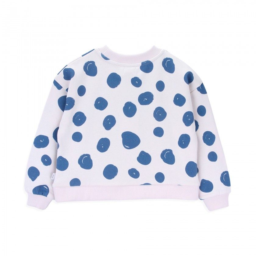 Aquatic life sweatshirt for girl in cotton
