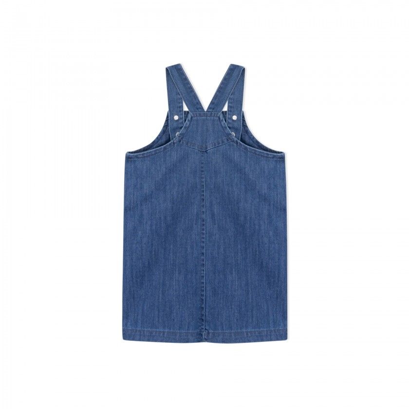 Girl pinafore dress denim Lylah