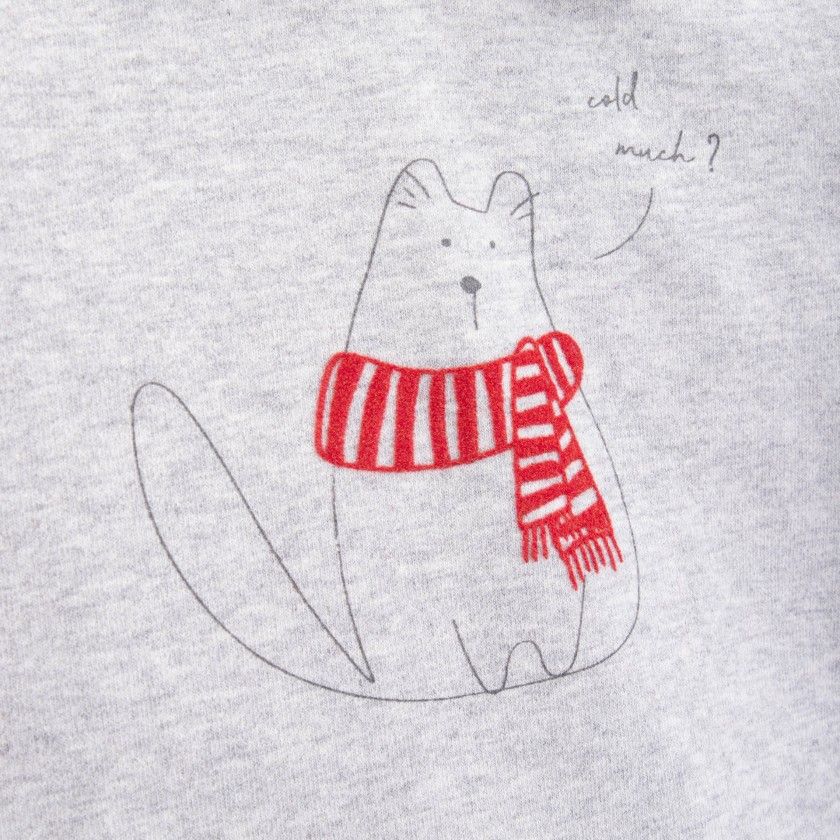 T-shirt de manga comprida de beb Nyan Cat para menina